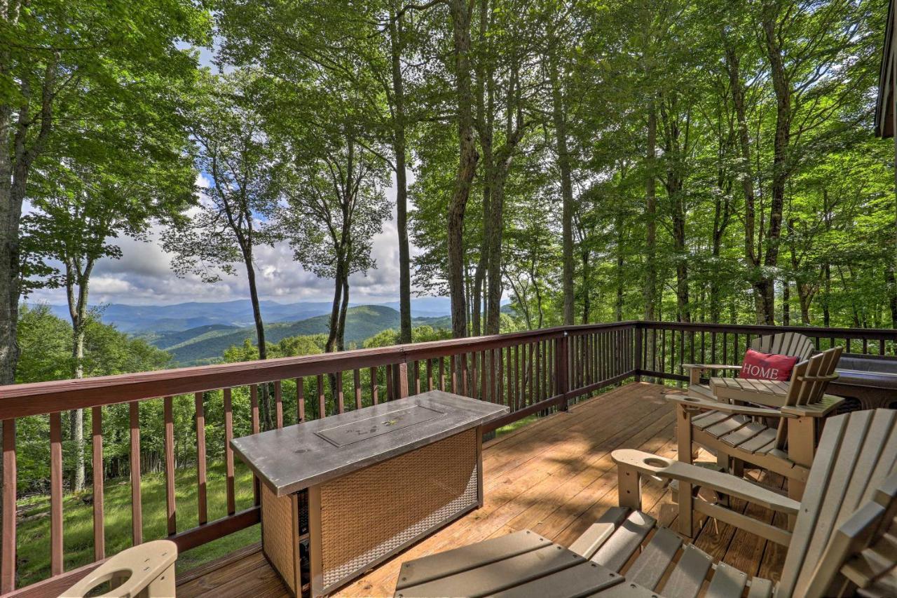Beech Mountain Cabin Retreat With Hot Tub And Views! Экстерьер фото
