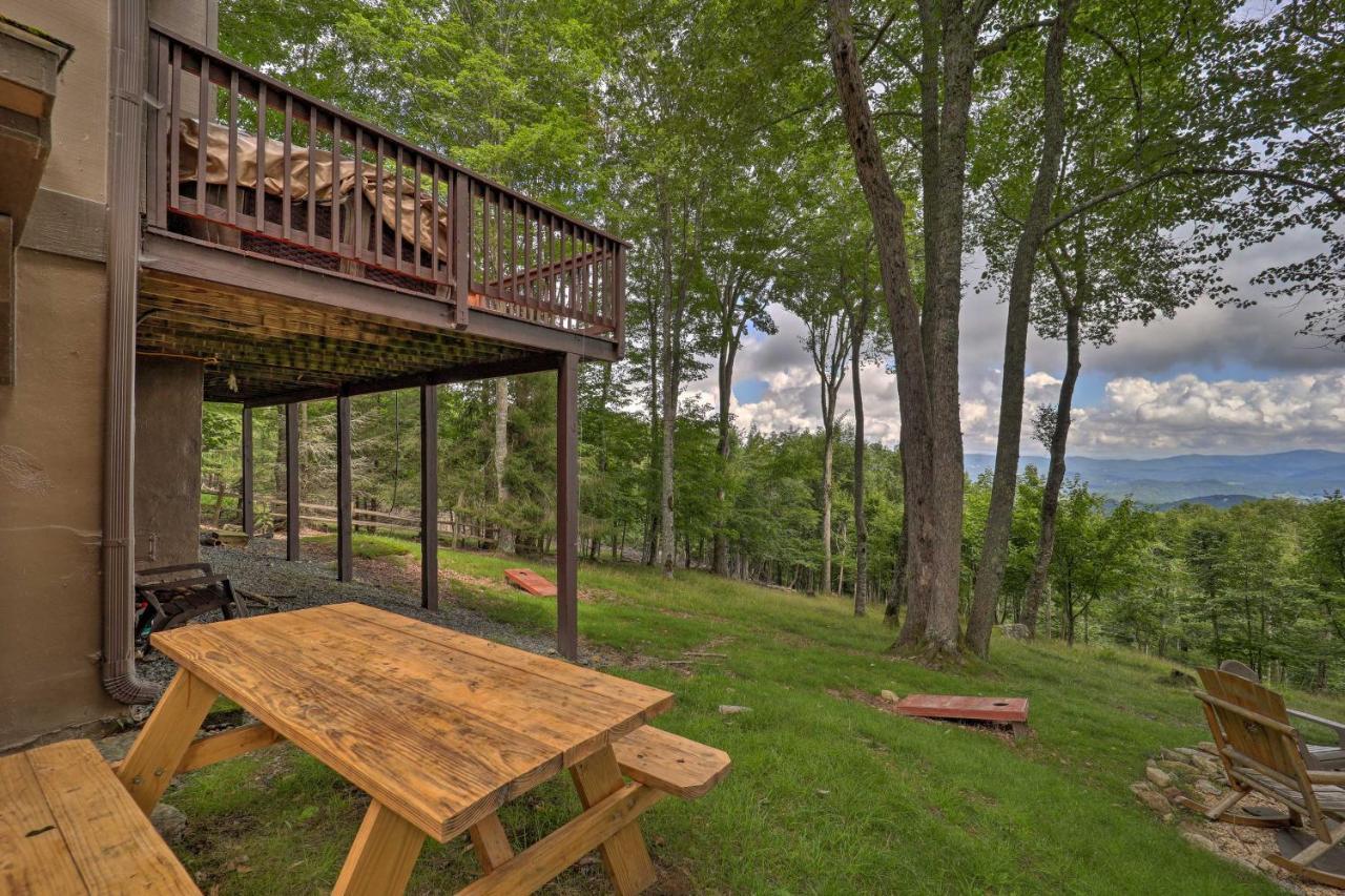 Beech Mountain Cabin Retreat With Hot Tub And Views! Экстерьер фото