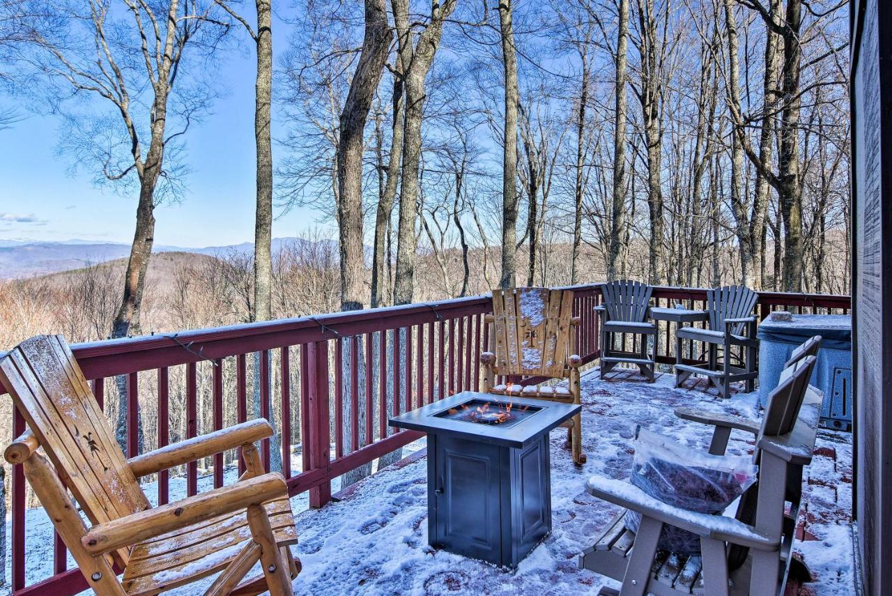 Beech Mountain Cabin Retreat With Hot Tub And Views! Экстерьер фото